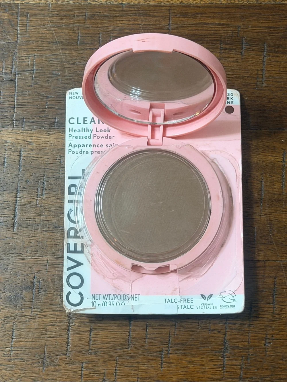 NEW Lot of 2 Covergirl Clean Fresh Healthy Look Pressed Powder 230 Dark Ebene